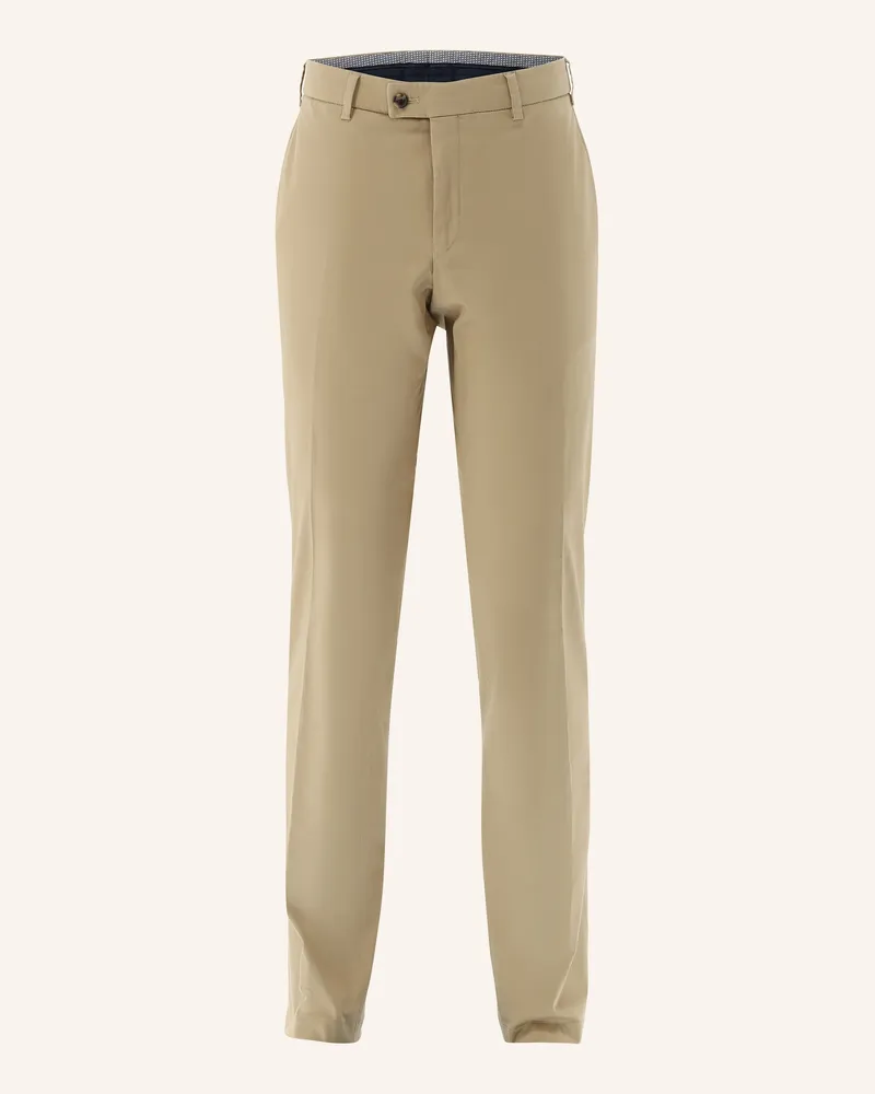 van Laack Hose Slim Fit braun Beige