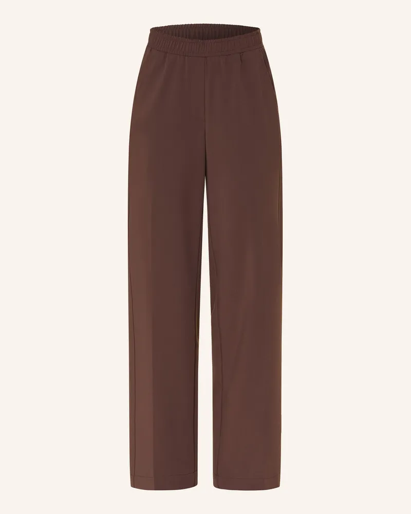 OPUS Hose MELANE BLOOM Dunkelbraun
