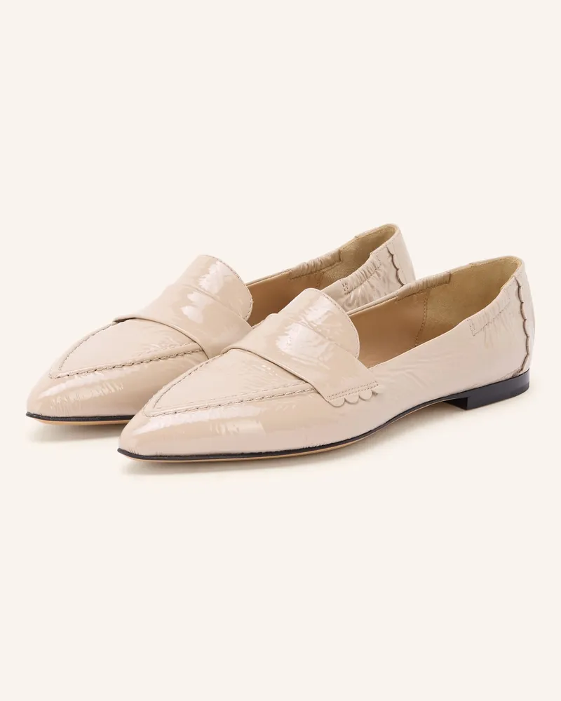 POMME D'OR Lack-Loafer Grace beige Beige