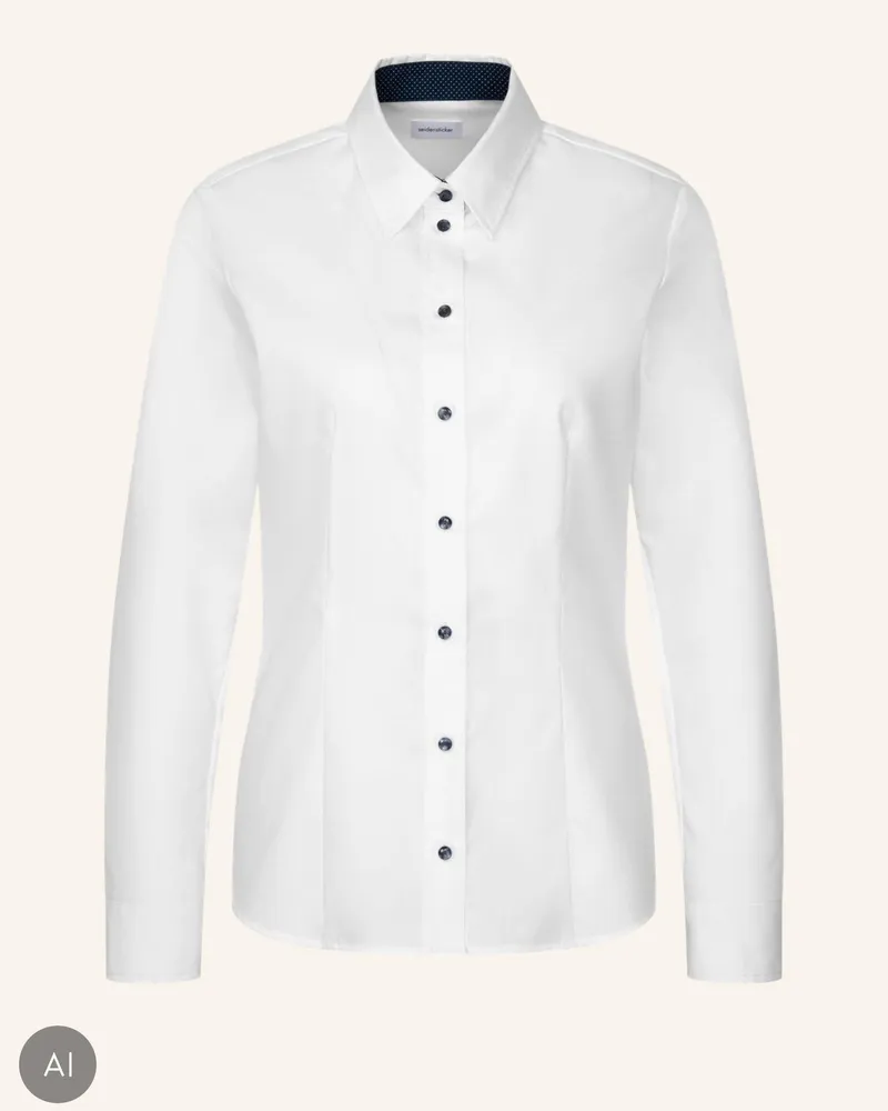 Seidensticker Klassische Bluse weiss Weiss