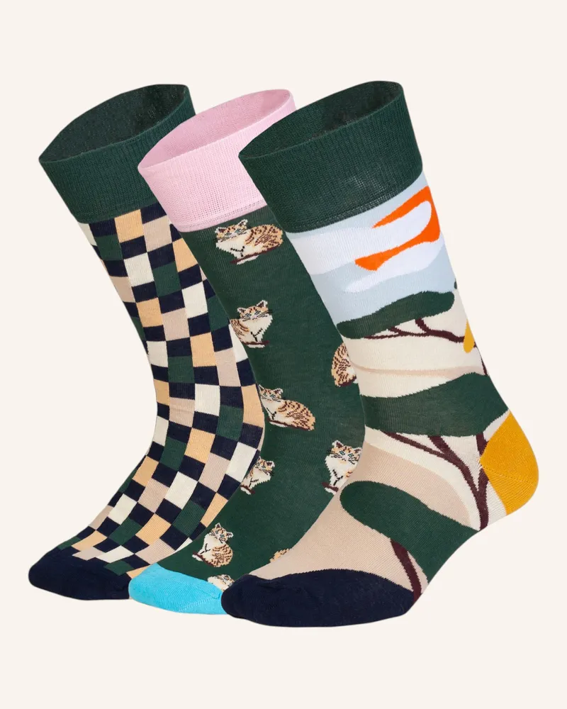 DillySocks Socken Prairie Diary blau Dunkelgrün