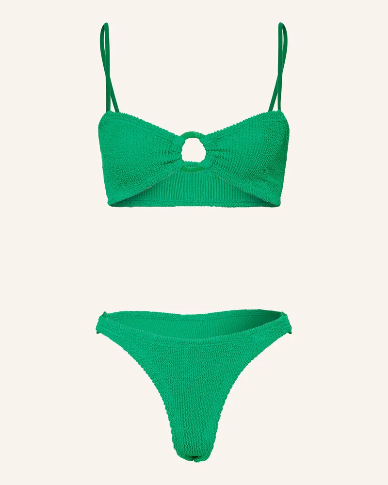Hunza G Bustier-Bikini Misty gruen Grün