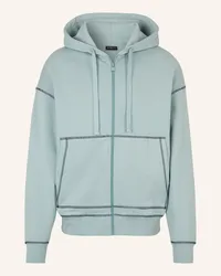 Strellson Sweatjacke HOODIE-SWEATJACKE KANAT, HELLBLAU Blau