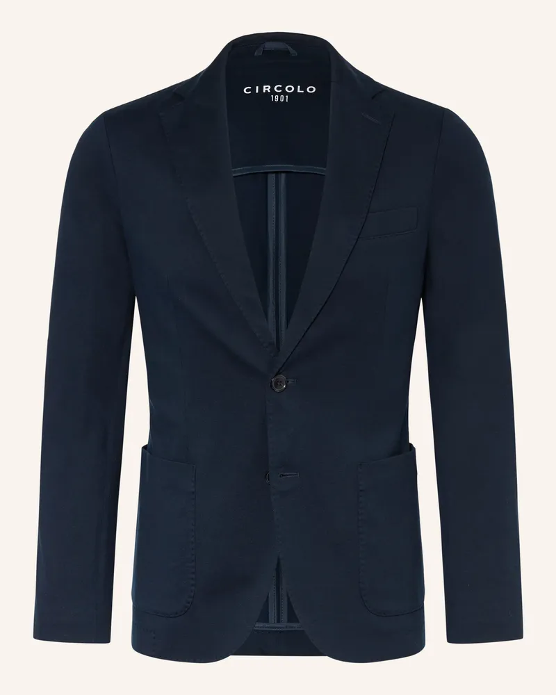 CIRCOLO 1901 Jerseysakko Slim Fit Dunkelblau