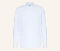 Trachtenhemd Regular Fit Mit Stehkragen blau