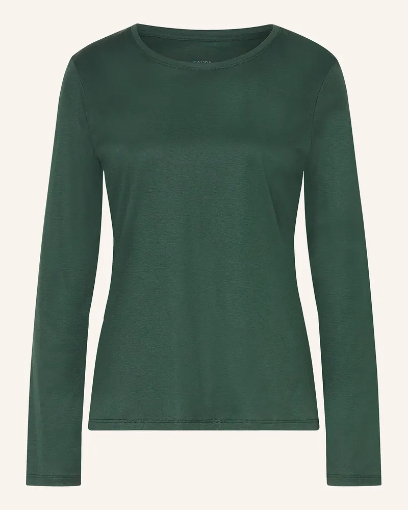 Calida Schlafshirt FAVOURITES SPACE Dunkelgrün