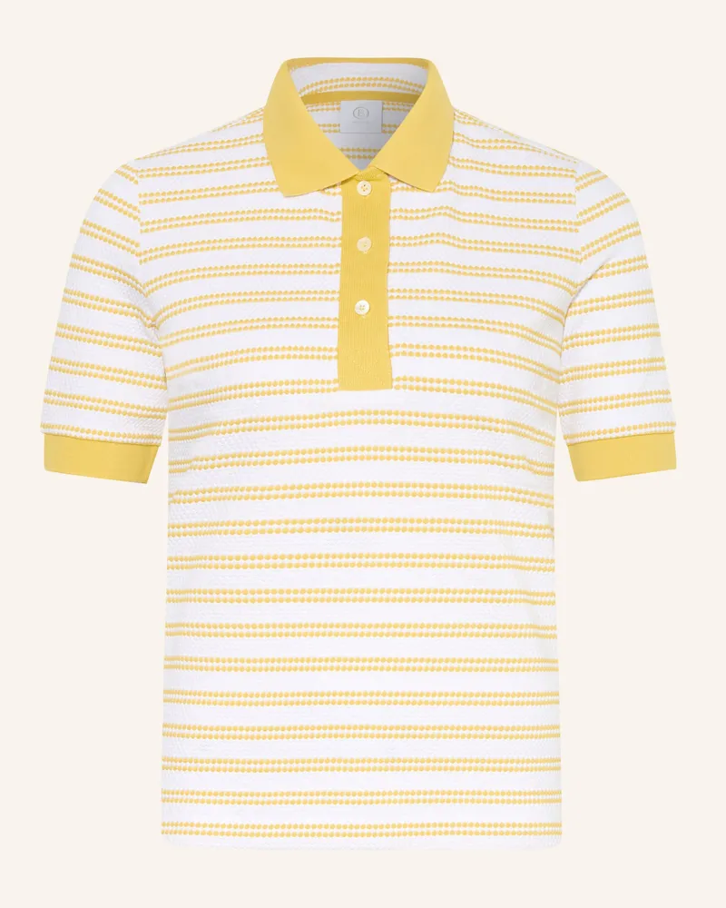 Bogner Strick-Poloshirt gelb Gelb