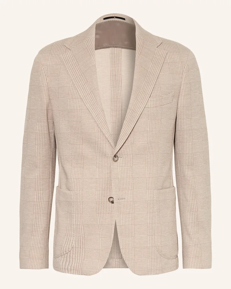 Dressler Jerseysakko Extra Slim Fit Hellbraun