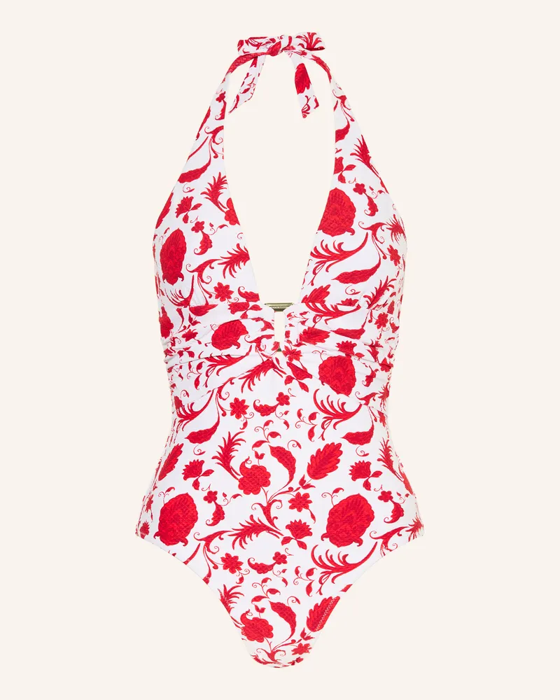 Heidi Klein Neckholder-Badeanzug EVIA Rot