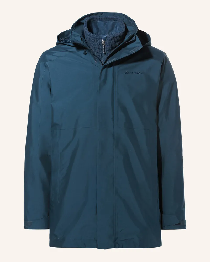 Vaude 3in1-Jacken M IDRIS 3IN1 PARKA IV Blau