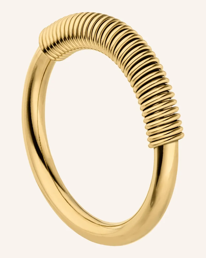 Liebeskind Ring  Aus  Edelstahl gold Gold
