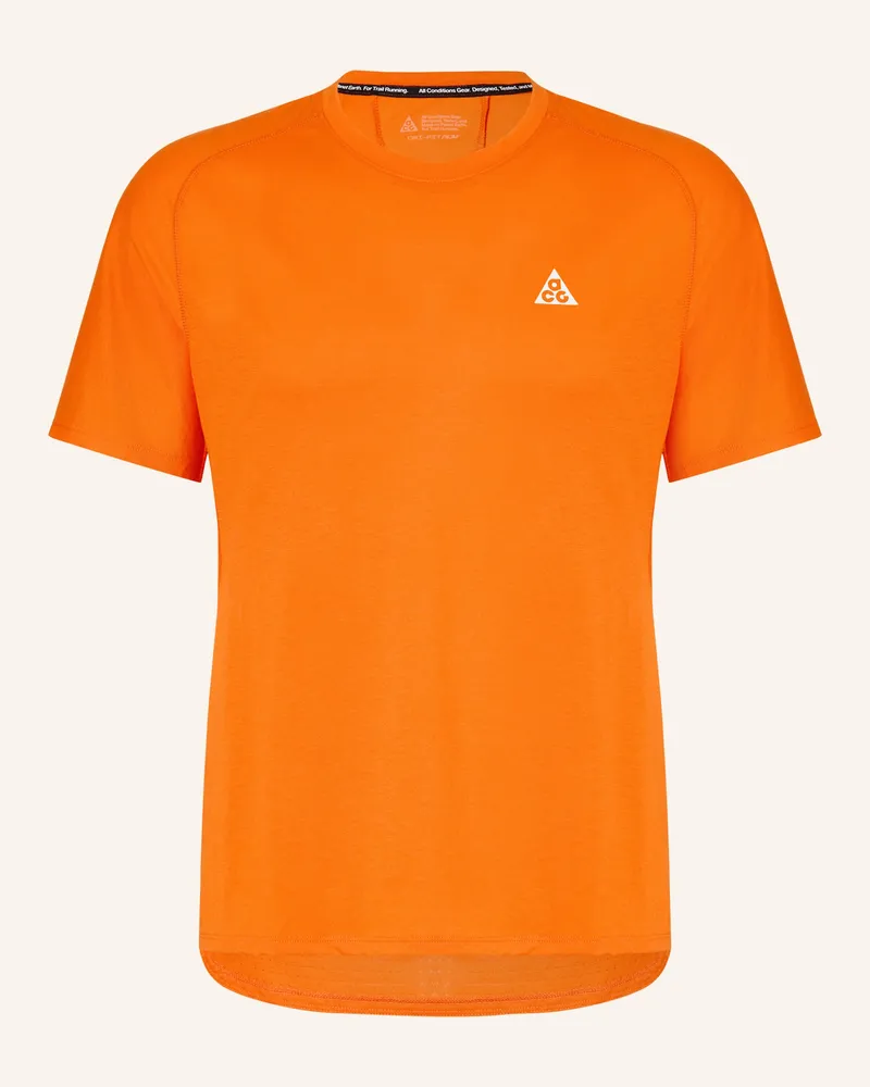 Nike T-Shirt Acg Solar Chase Im Materialmix orange Neonorange