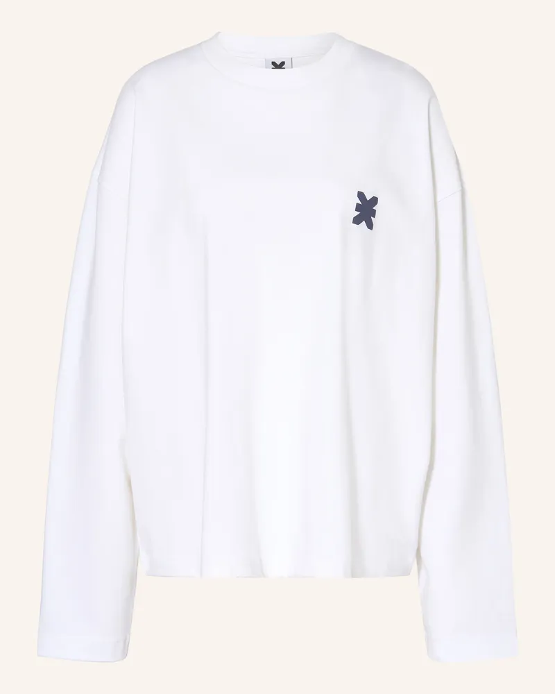 Karo Kauer Longsleeve weiss Weiss