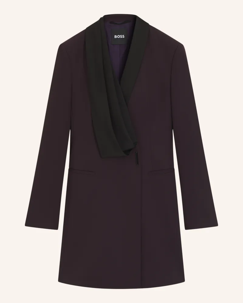 HUGO BOSS Business Kleid DANJANA Regular Fit Dunkellila
