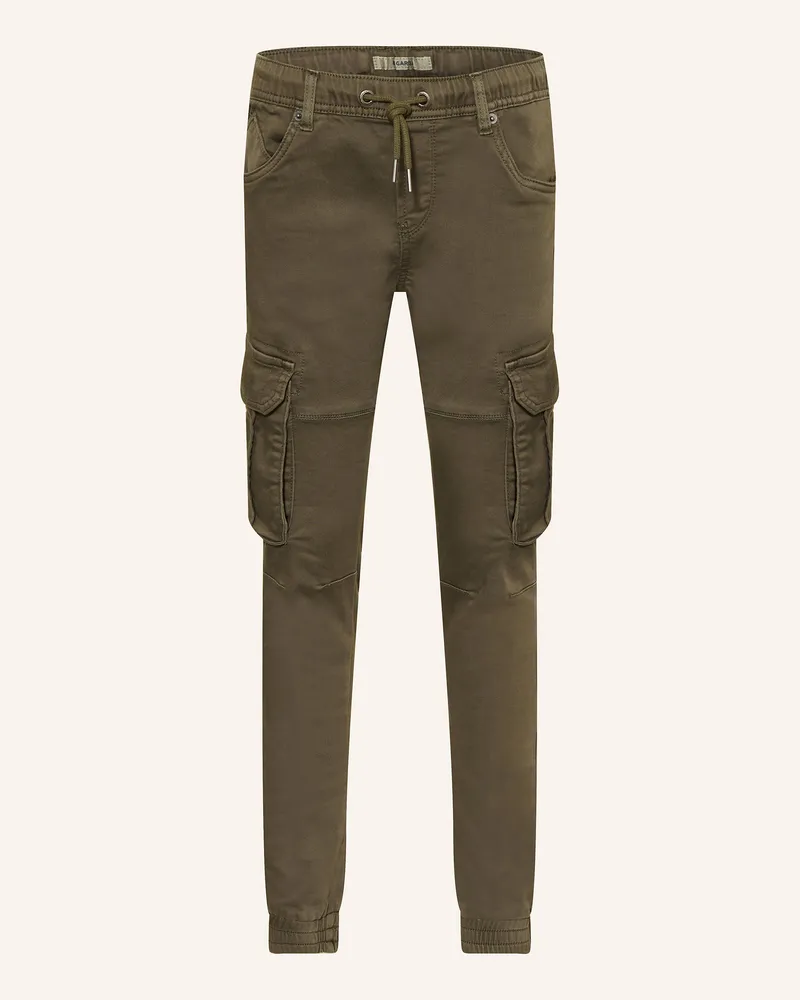 Garcia Jeanswear Cargohose Regular Fit gruen Khaki