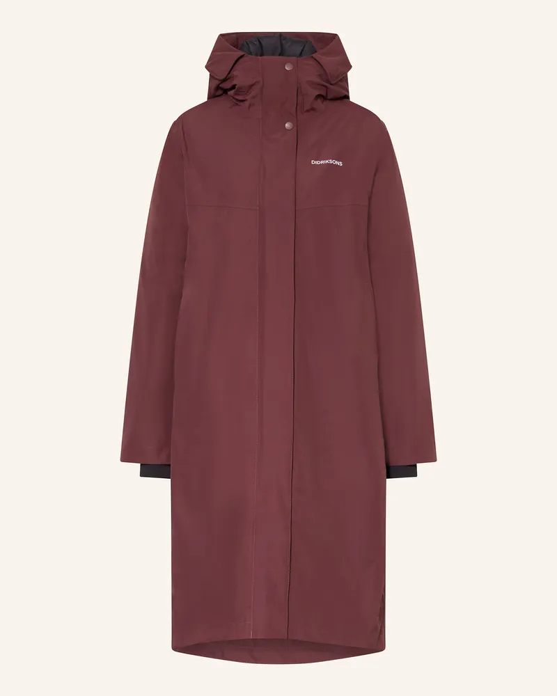 Didriksons 1913 Parka SELINA Dunkelrot