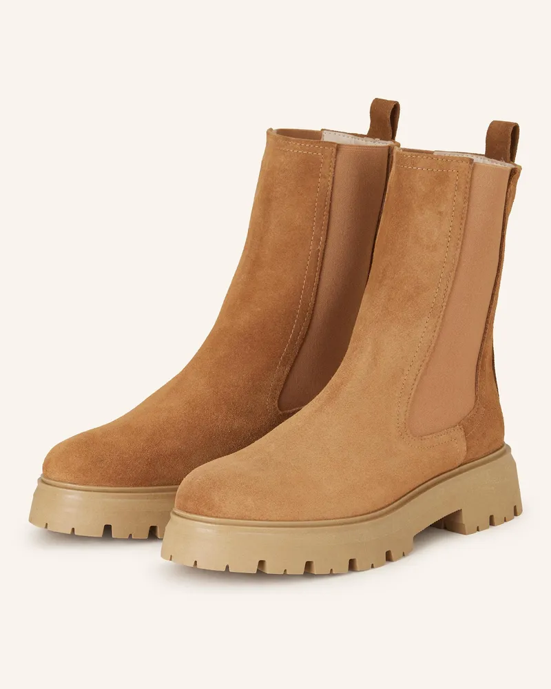 Darling Harbour Chelsea-Boots Camel