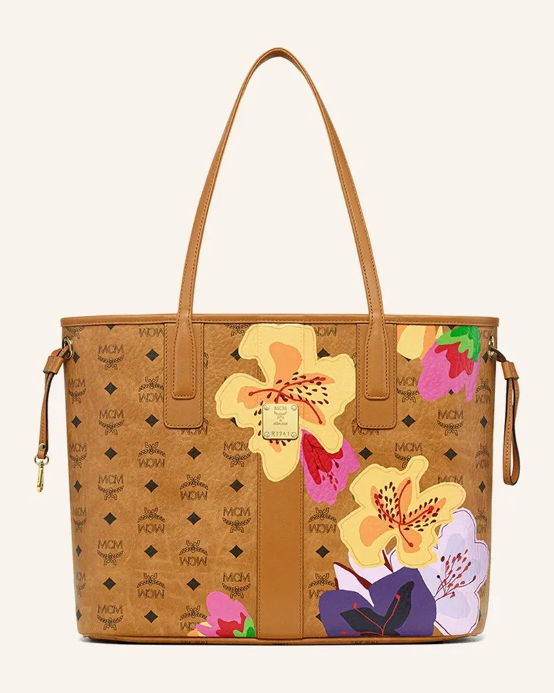 MCM Shopper Cognac