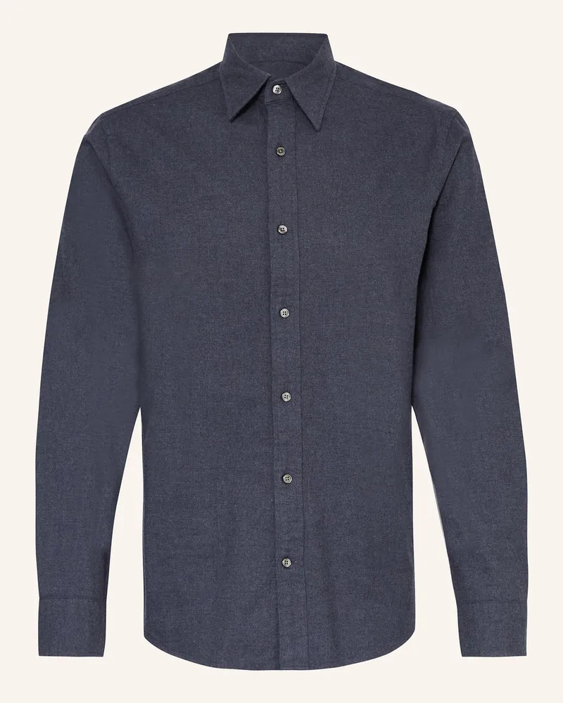Gant Flanellhemd Regular Fit Dunkelblau