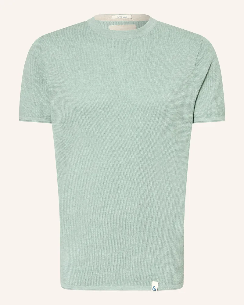 colours & sons Strickshirt gruen Hellgrün