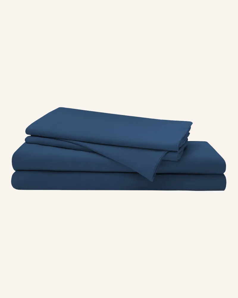 ROYFORT Bettwäsche-Set BAUMWOLLE-CASHMERE Dunkelblau