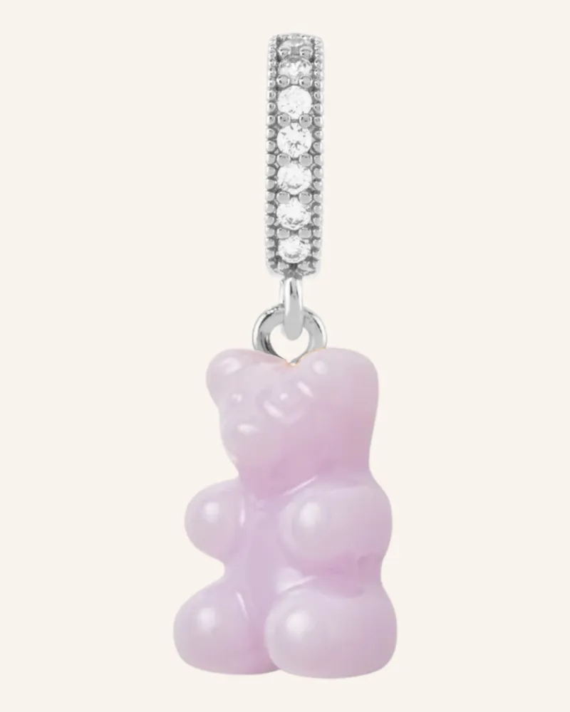 CRYSTAL HAZE Pendant Lavender Nostalgia Bear By Glambou lila Lila