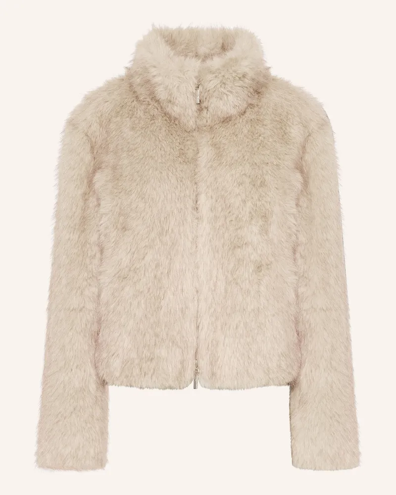 Marc Cain Kunstfell-Jacke grau 182