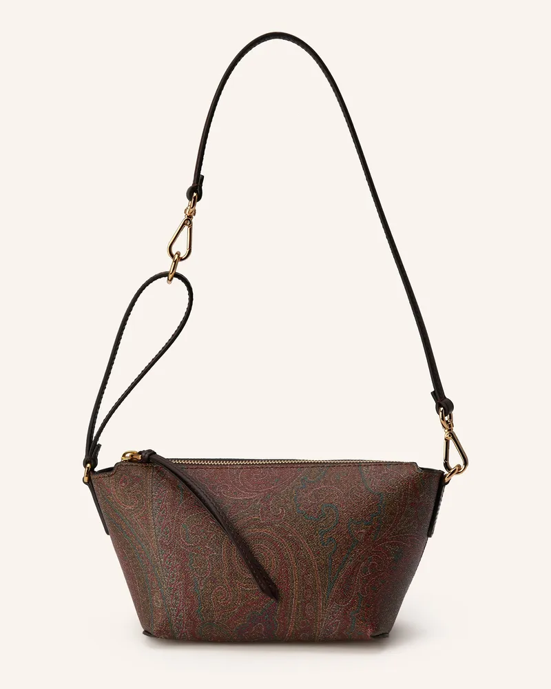 Etro Schultertasche MINI Dunkelrot