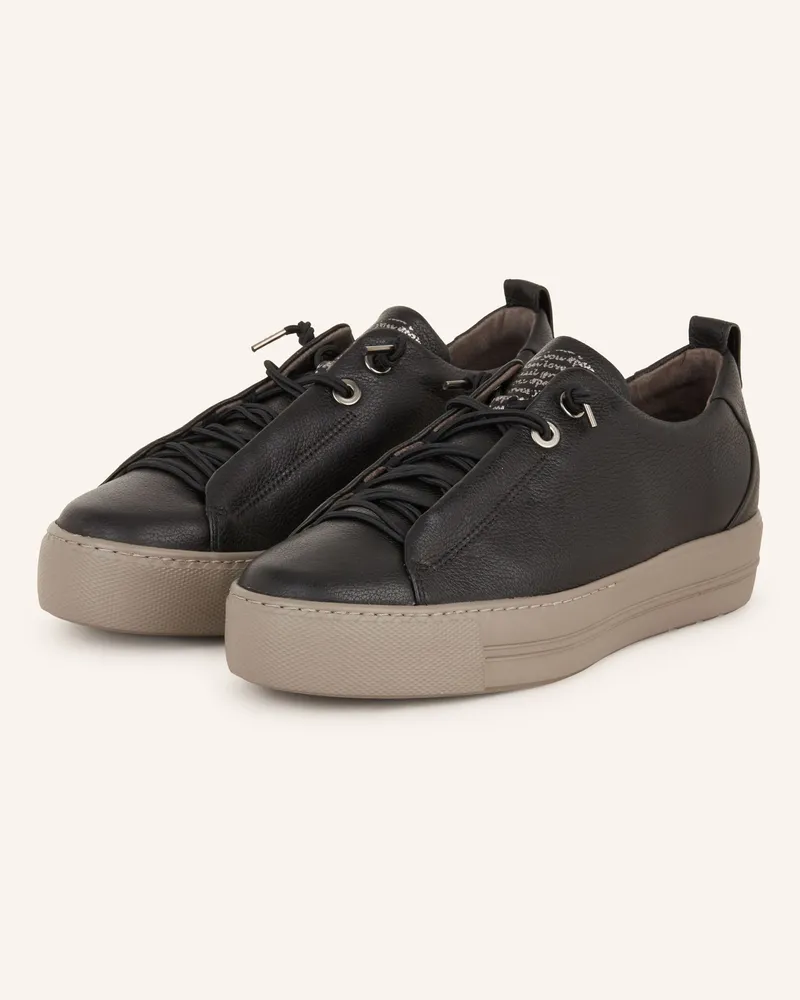 paul green Sneaker schwarz Schwarz