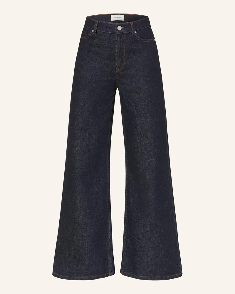 MOSS COPENHAGEN Wide Leg Jeans Mschsolia Ada blau Dark