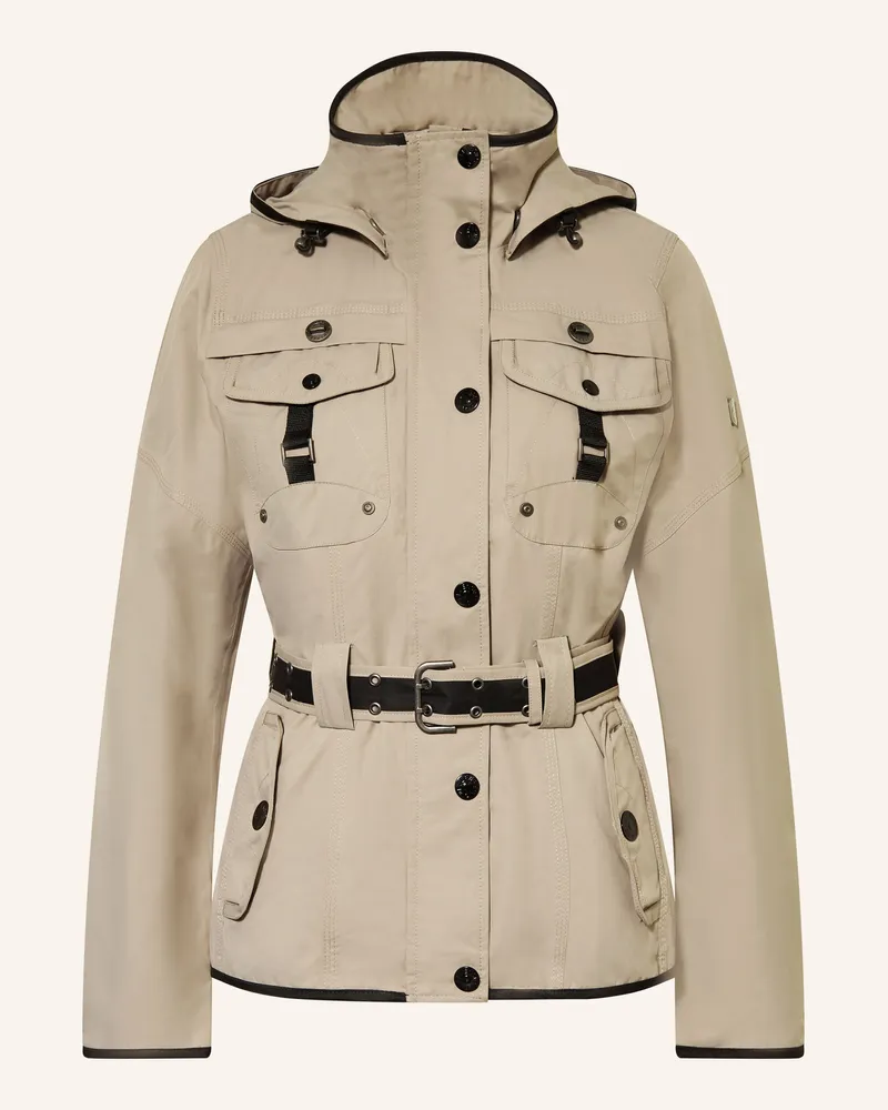 Wellensteyn Fieldjacket mit abnehmbarer Kapuze Grau