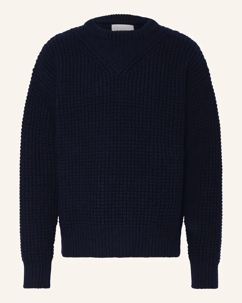 Jil Sander Pullover blau Dunkelblau