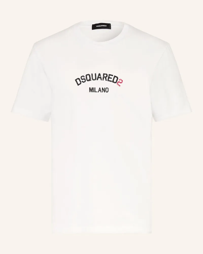 Dsquared2 T-Shirt weiss Weiss