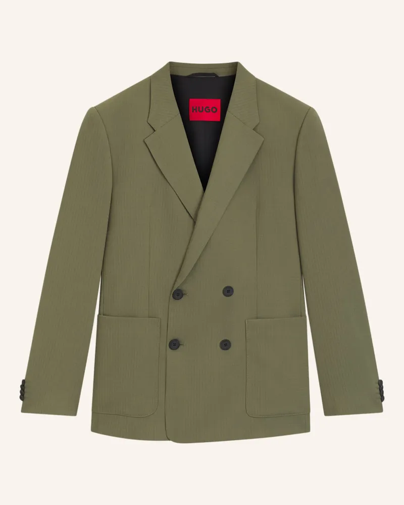 HUGO BOSS Blazer Henry261F1X Slim Fit gruen Grün