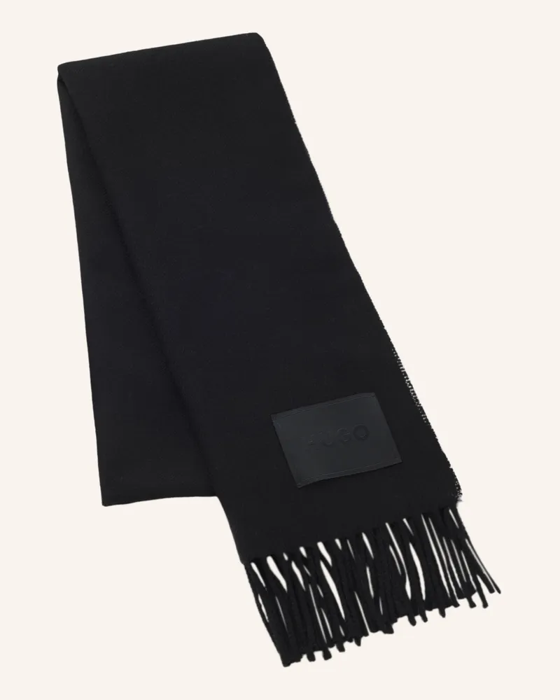 HUGO BOSS Gewebter Schal BISETTE_35*180 Schwarz