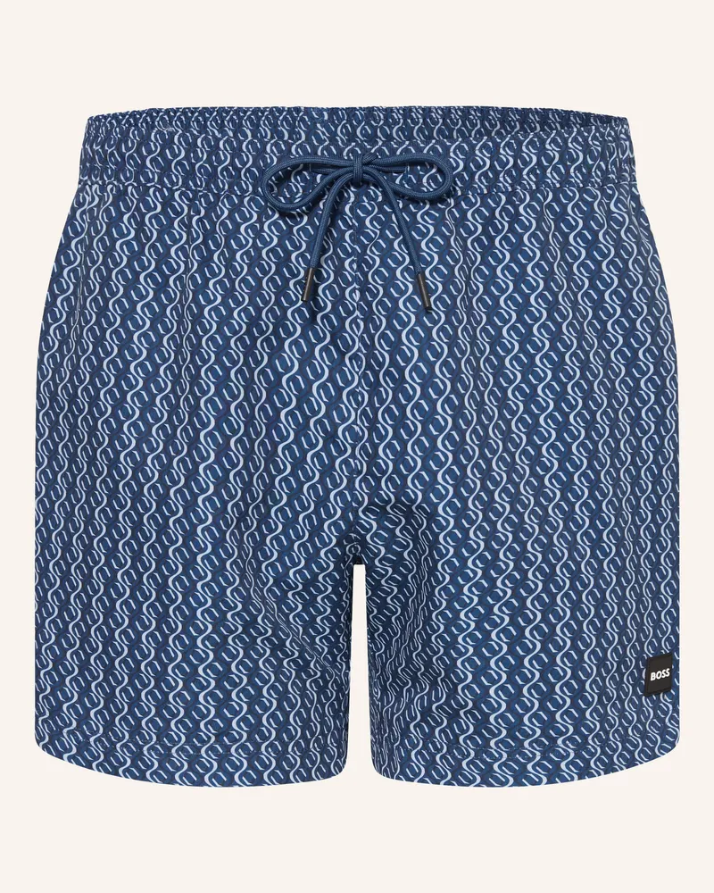 HUGO BOSS Badeshorts Vibe blau Dunkelblau