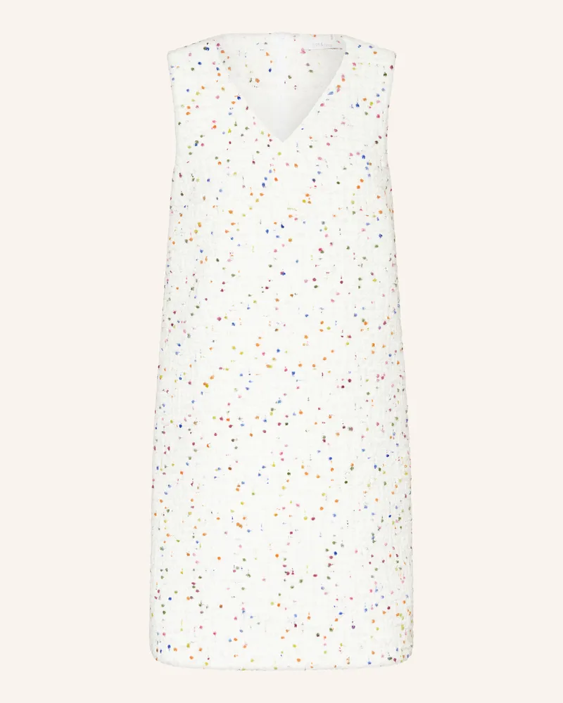 Rich&Royal Bouclé-Kleid Weiss