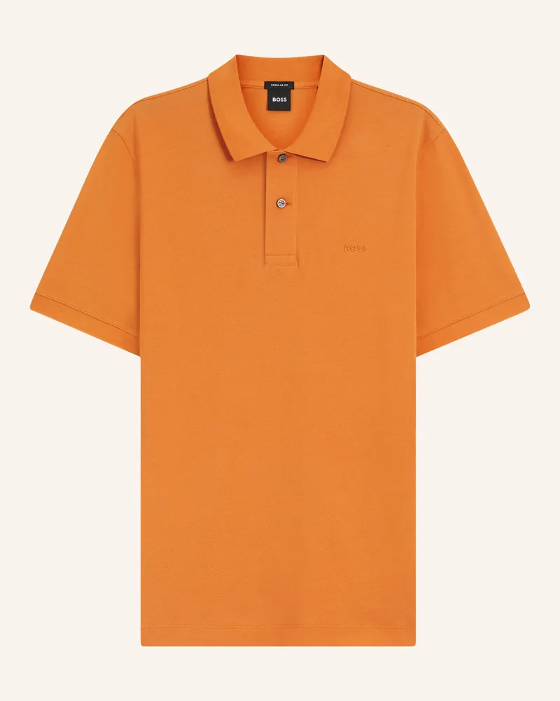 HUGO BOSS Piqué-Poloshirt Pallas Regular Fit orange Orange