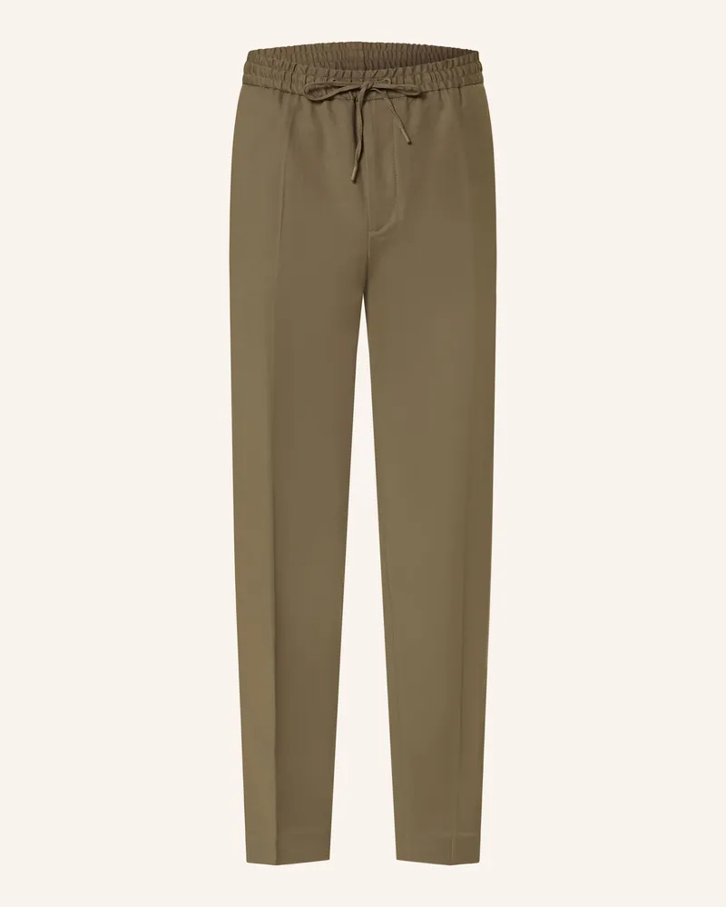 Calvin Klein Hose im Jogging-Stil Tapered Fit Khaki