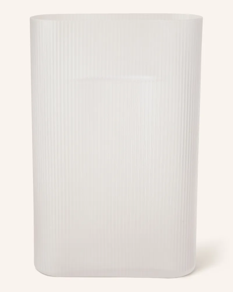 Muuto Vase Ridge weiss White