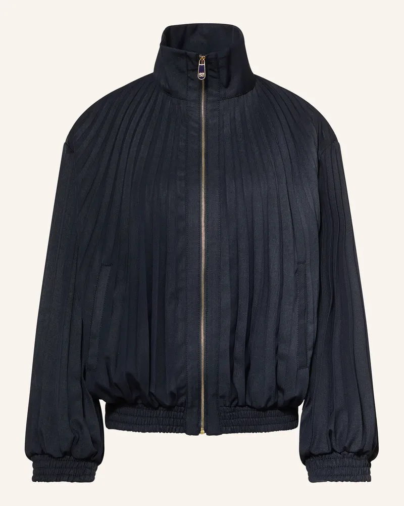Sandro Blouson Mit Plissees blau Dunkelblau