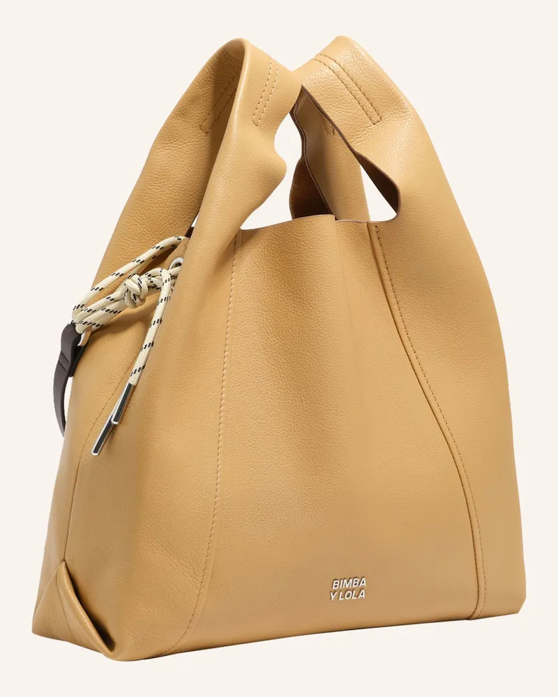 BIMBA Y LOLA Ledertasche beige Khaki