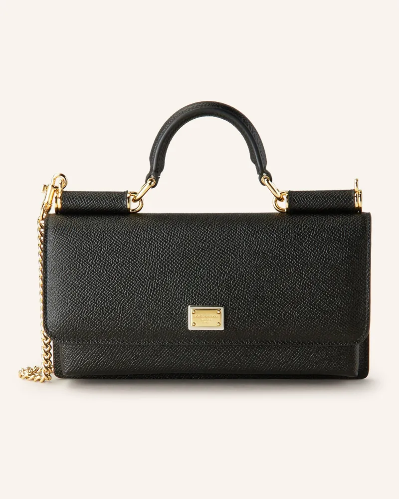 Dolce & Gabbana Umhängetasche MISS SICILY MINI Schwarz