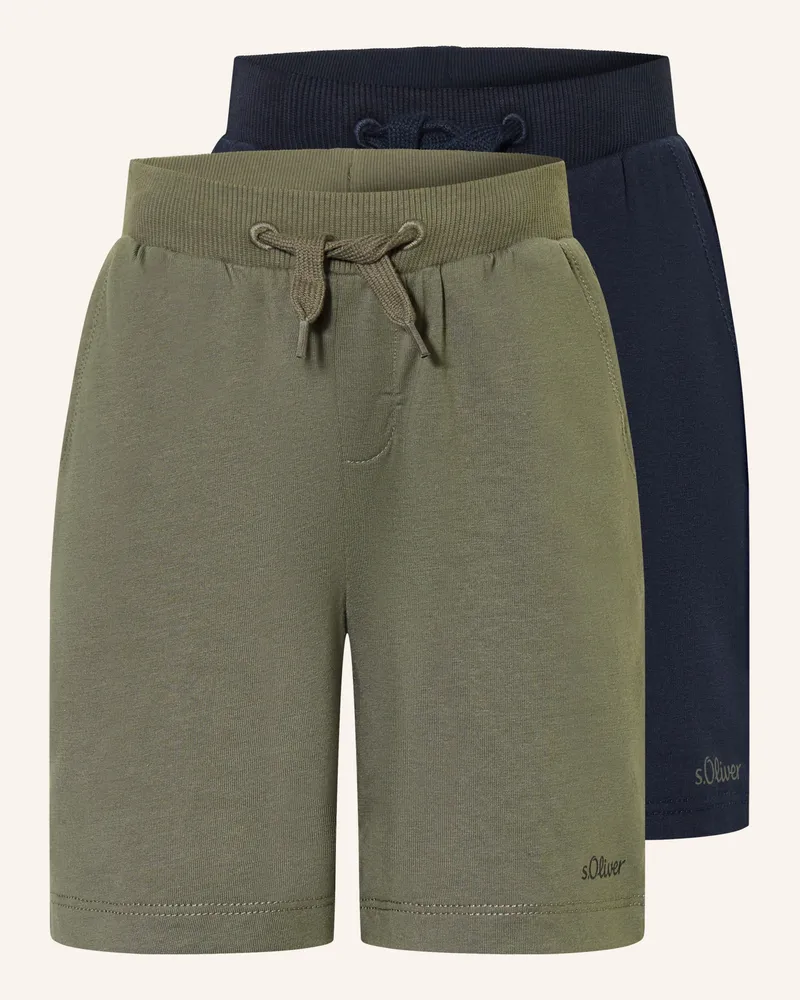 S.Oliver Shorts gruen Oliv