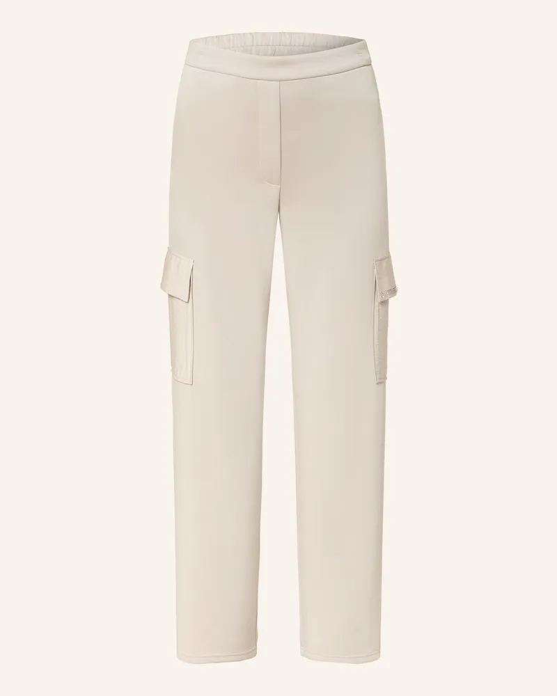 Betty Barclay Cargohose Mit Schmucksteinen beige Beige