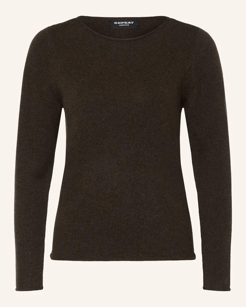Repeat Cashmere-Pullover braun Dunkelbraun