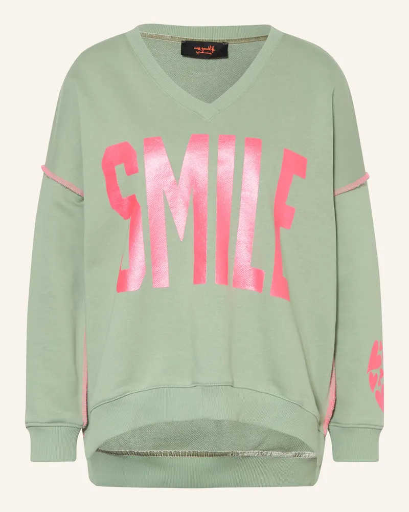 Miss Goodlife Oversized-Sweatshirt gruen Grün