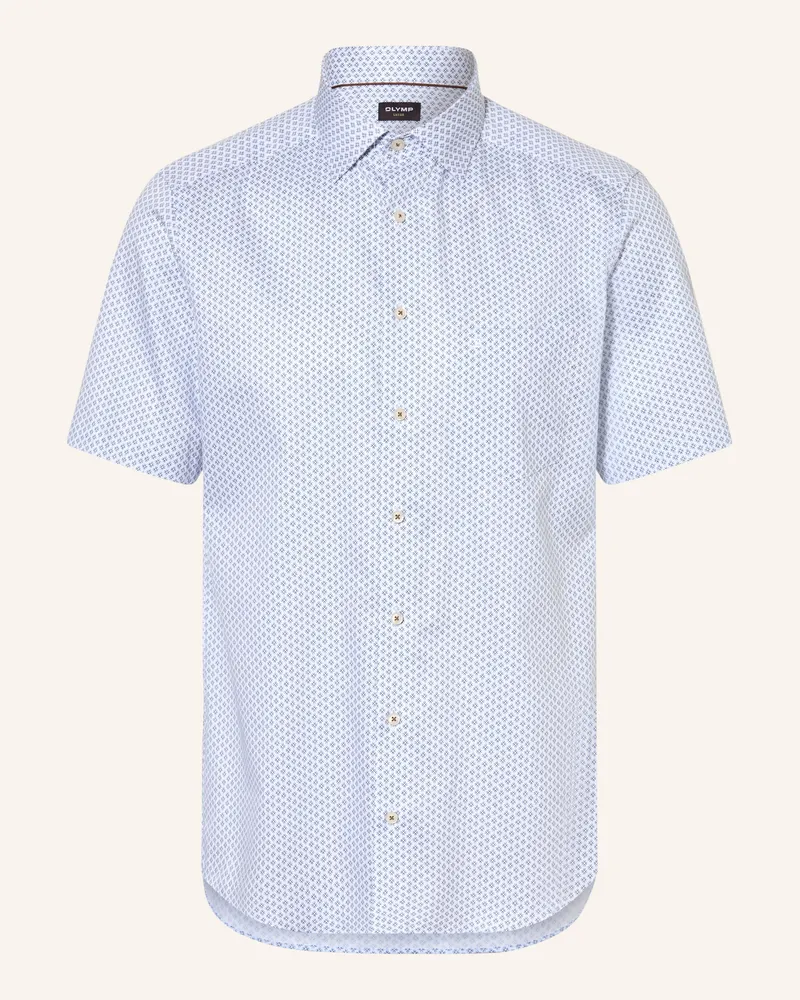 Olymp Halbarm-Hemd Luxor Modern Fit blau Hellblau