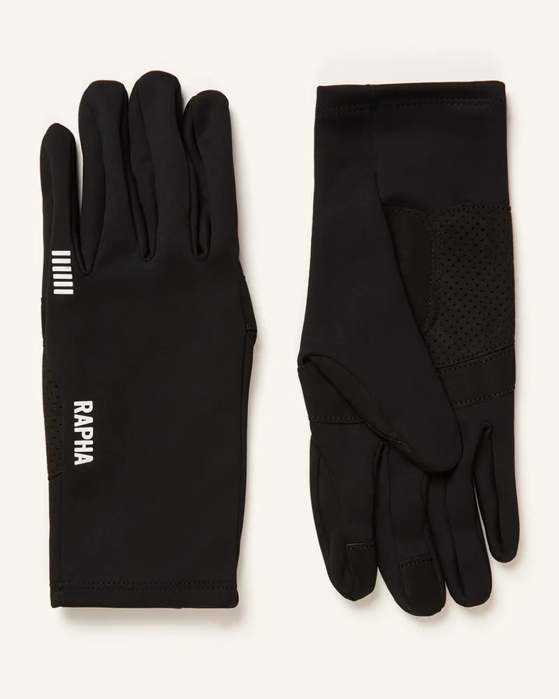 Rapha Fahrradhandschuhe PRO TEAM mit Touchscreen-Funktion Schwarz