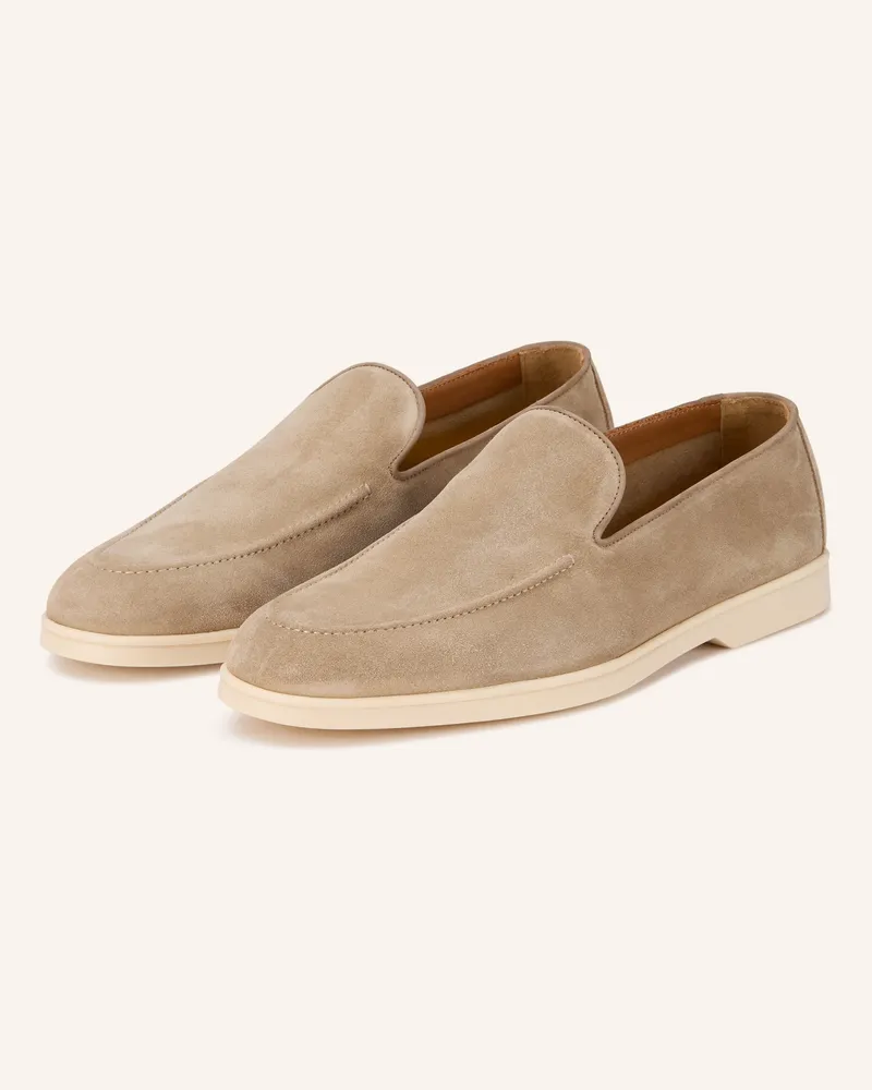 Doucal´s Slipper beige Hellbraun